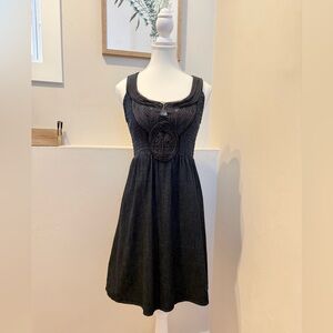 Calvin Klein Jeans Dark Denim Smocked Dress
